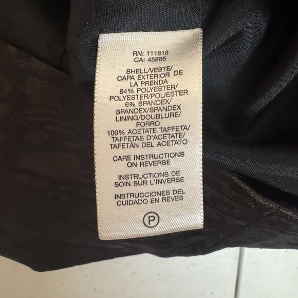 Michael Kors Size 6 Black Brown Animal Print Shiny Sleeveless Shift Dress Lined - Picture 8 of 14